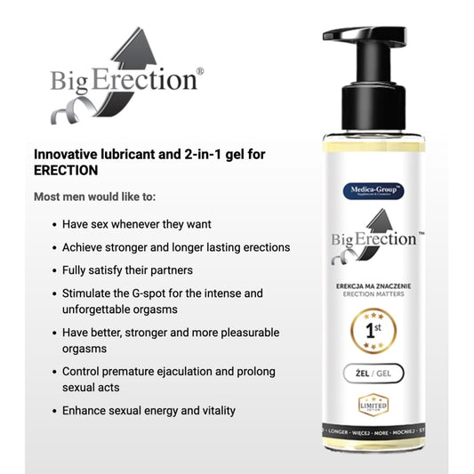 Гель для улучшения эрекции BigErection Gel 150мл