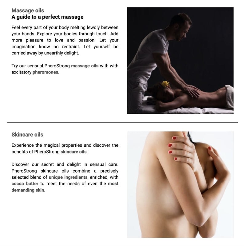 Массажное масло с феромонами PheroStrong Exclusive for Men Massage Oil 100мл
