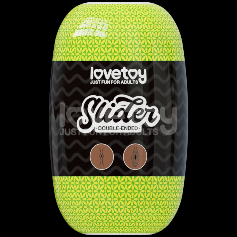 Мастурбатор для мужчин Slider Double-Ended Masturbator Vagina and Anus Brown
