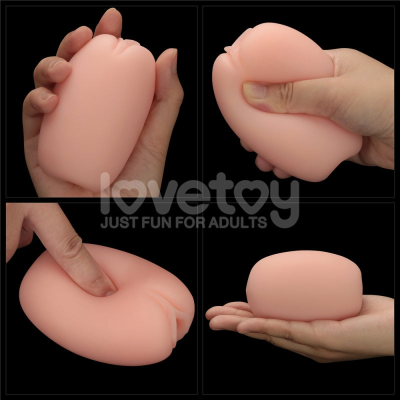 Мастурбатор для мужчин Slider Double-Ended Masturbator Vagina and Anus Flesh