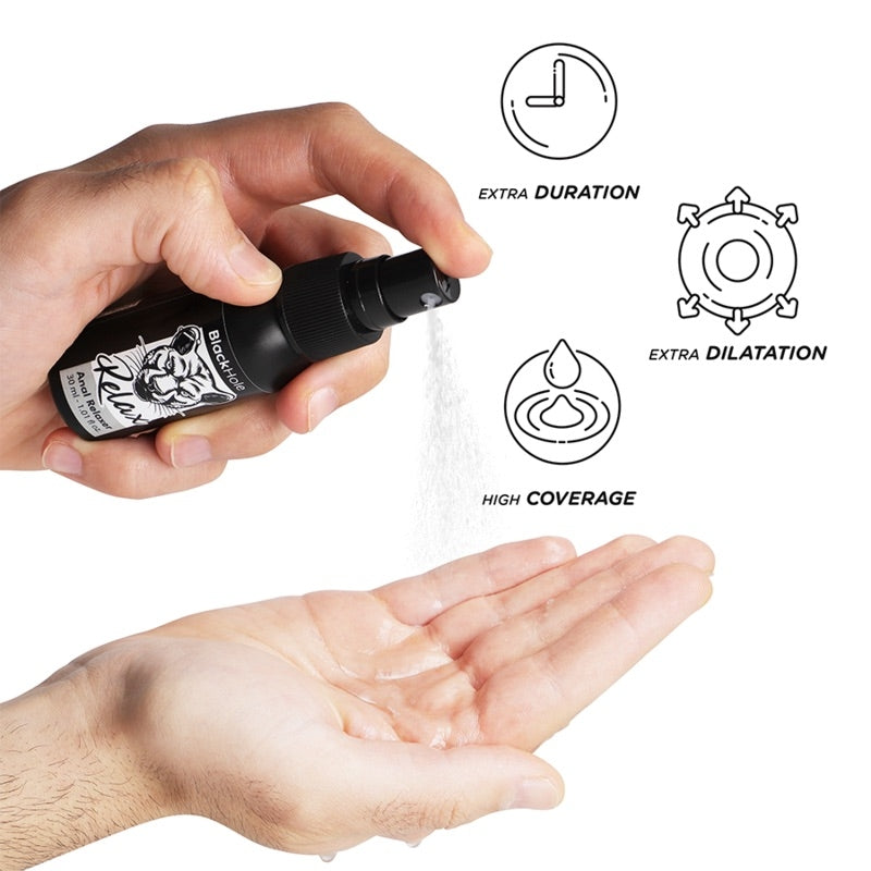 Спрей для анального секса Black Hole Anal Relaxer Spray 30мл
