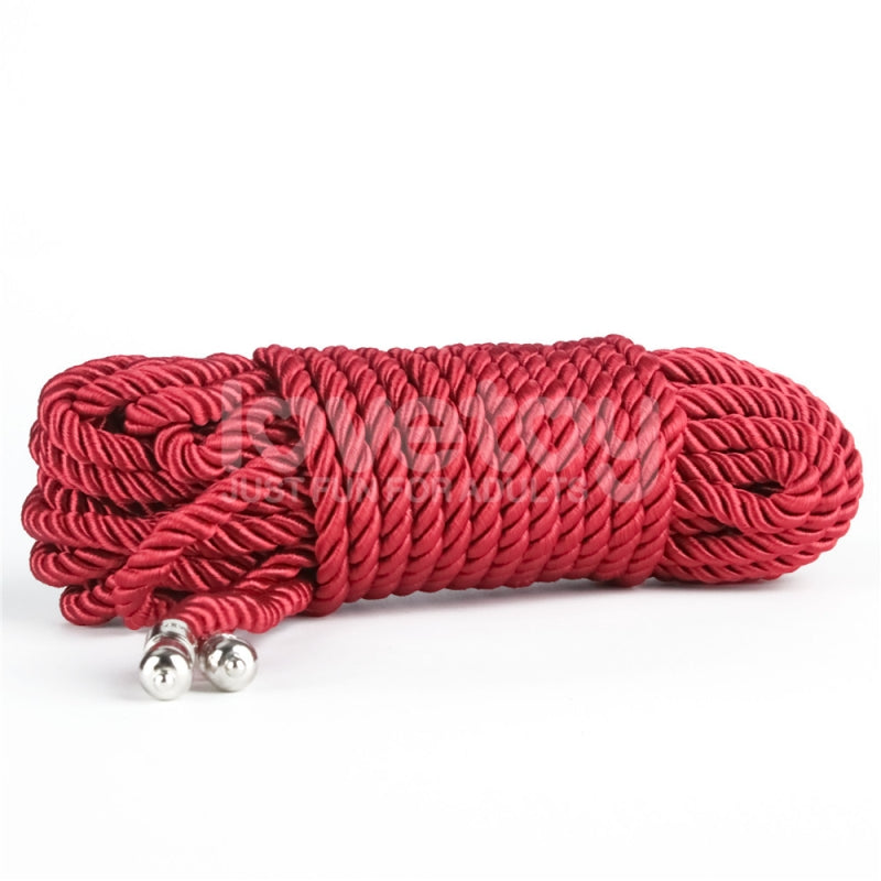 Красная веревка для связывания Rebellion Reign Crimson Silky Bondage Rope