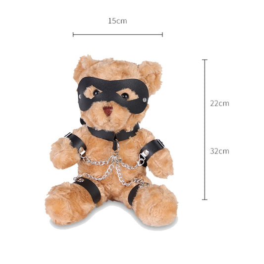 Мишка в черном бдсм бондаже подарок игрушка