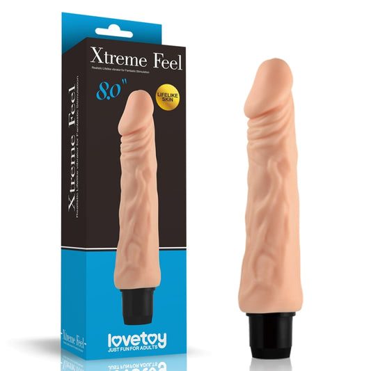 Вибратор реалистичный из кибер-кожи Xtreme Feel Cyberskin Vibrator