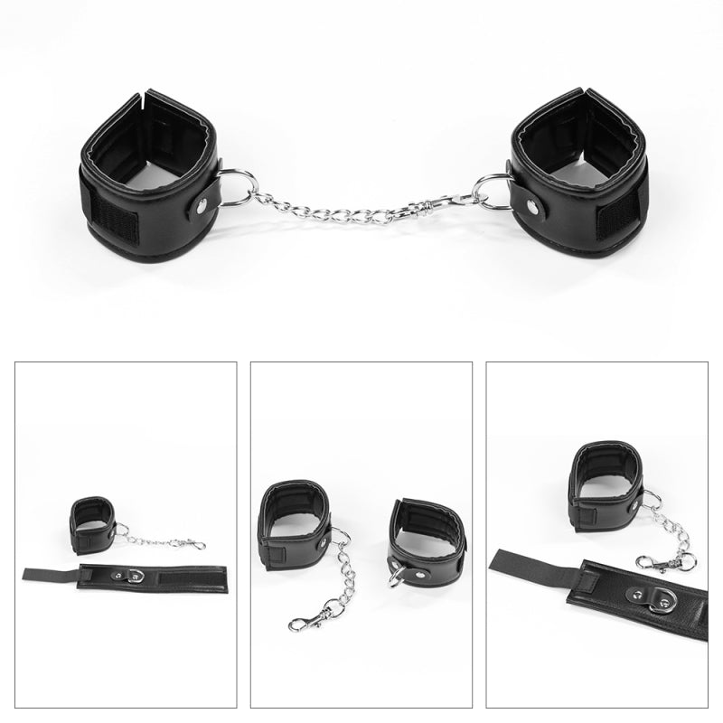 Набор для сексуальных бдсм игр Deluxe Bondage Kit (маска вибратор наручники плеть)
