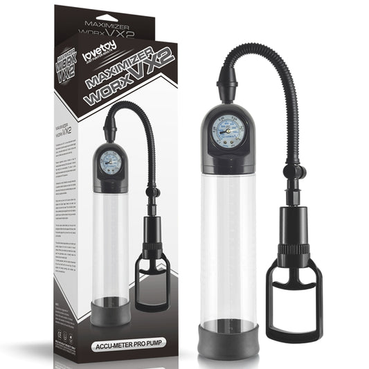 Вакуумная помпа для пениса Maximizer Worx VX2 Accu-Meter Pro Pump