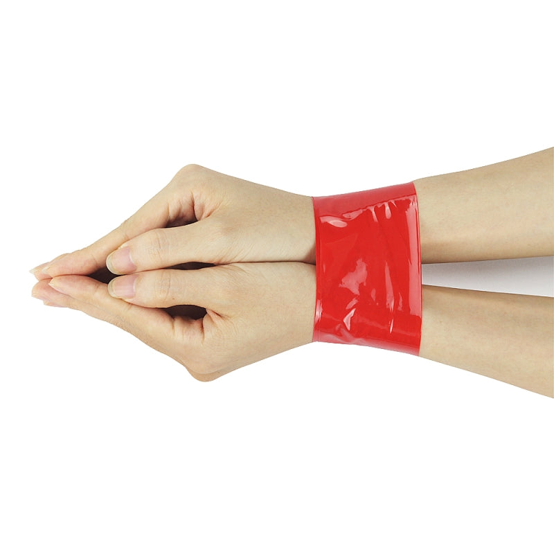 Липкая лента красная скотч для бондажа Sticky Bondage Tape