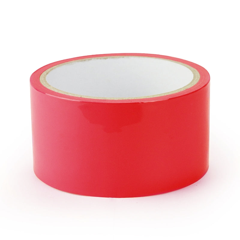 Липкая лента красная скотч для бондажа Sticky Bondage Tape