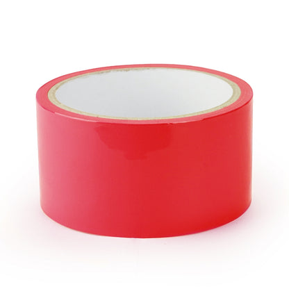 Липкая лента красная скотч для бондажа Sticky Bondage Tape