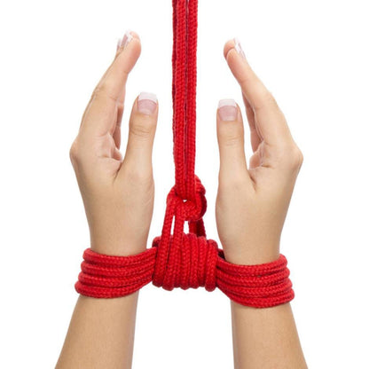 Красная веревка для связывания Fetish Bondage Rope 10 метров