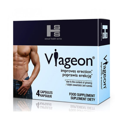 Препарат для улучшения потенции и эрекции Viageon 4шт