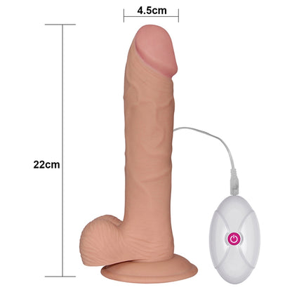 Вибратор на присоске с пультом управления The Ultra Soft Dude Vibrating 9