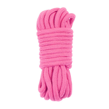 Розовая веревка для связывания Fetish Bondage Rope 10 метров