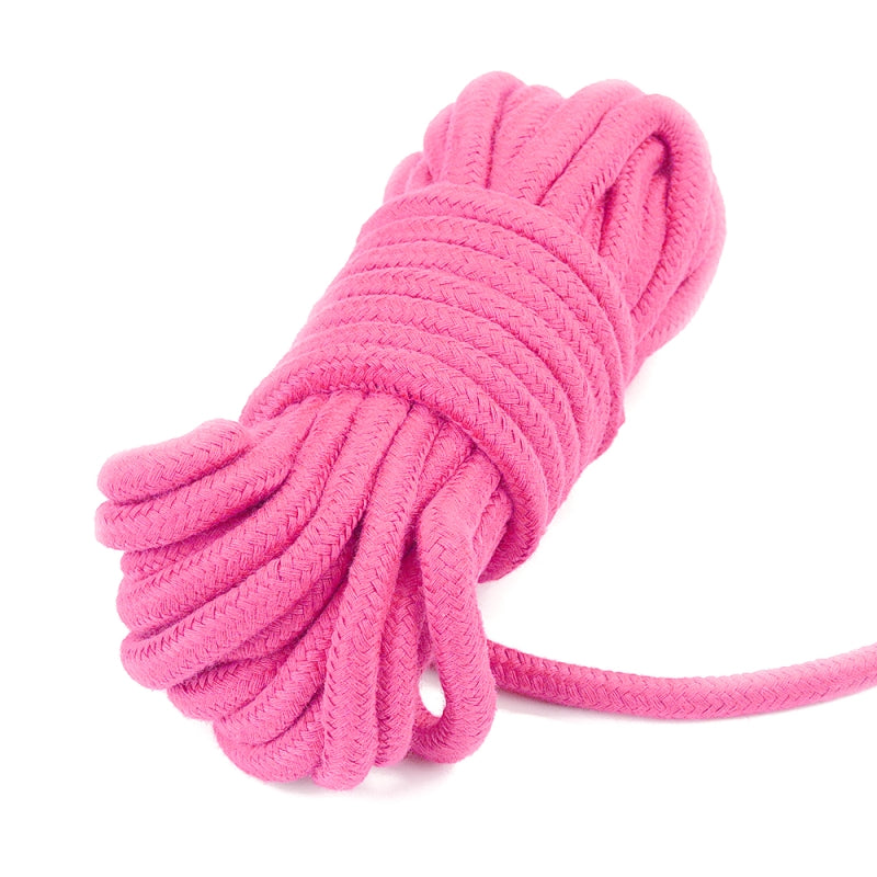 Розовая веревка для связывания Fetish Bondage Rope 10 метров