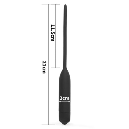 Силиконовый вибро катетр для уретры Silicone Vibrating Urethral Dilator