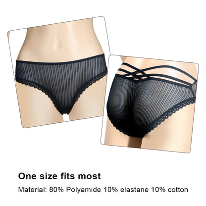 Трусики с вибратором IJOY Rechargeable Remote Control Lace Panty