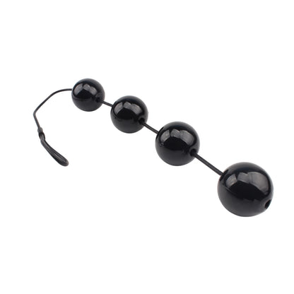 Анальные черные шары на веревочке Anal Balls Large