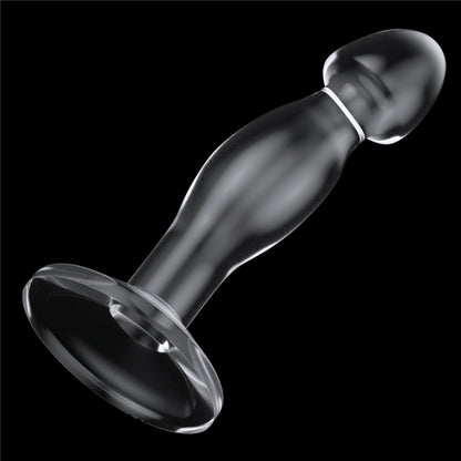 Безупречный прозрачный анальный стимулятор на присоске Flawless Clear Prostate Plug
