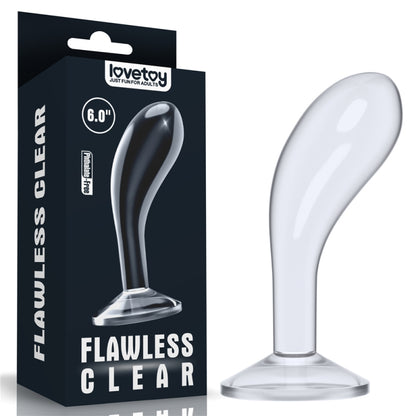 Безупречный прозрачный анальный стимулятор Flawless Clear Prostate Plug
