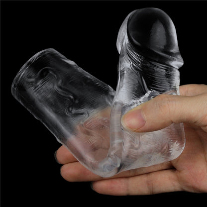 Прозрачная удлиняющая насадка на член Flawless Clear Penis Sleeve плюс 5см