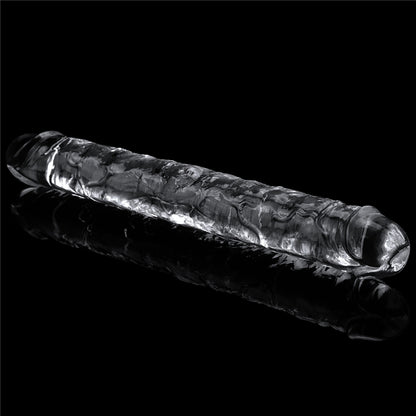 Безупречный прозрачный двойной фаллоимитатор Flawless Clear Double Dildo