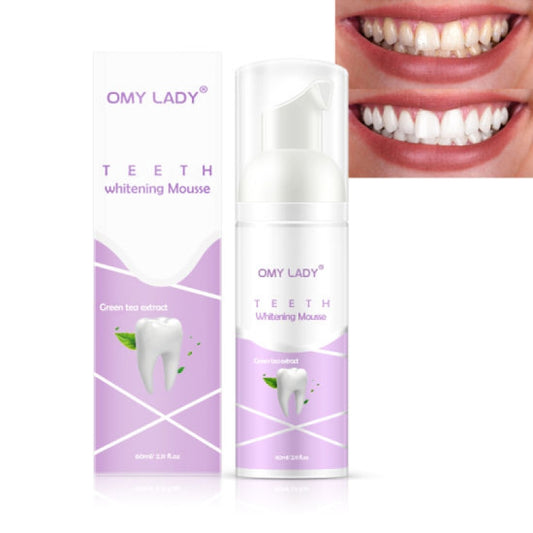 Зубная паста для отбеливания зубов Omy Lady Teeth Whitening Mousse 60мл