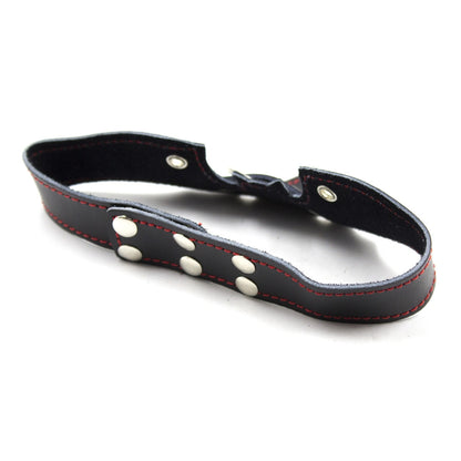 Черный бдсм набор с красной строчкой Luxury Red Line Bondage Kit 7 Pieces