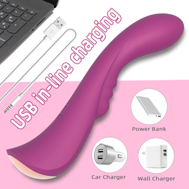 Вибратор для женщин изящной формы G-spot Arouse Purple