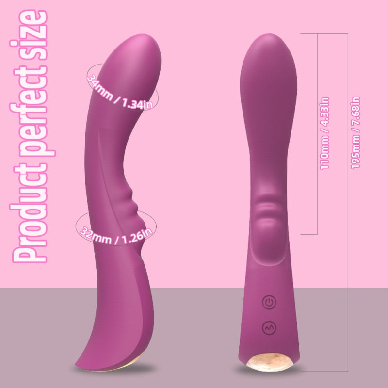 Вибратор для женщин изящной формы G-spot Arouse Purple