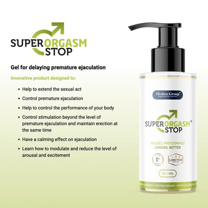 Гель пролонгатор для отсрочки оргазма Super Orgasm Stop Gel 150мл