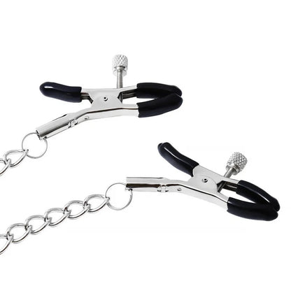 Зажимы для сосков с надписью на цепочке Nipple Clamps Bitch