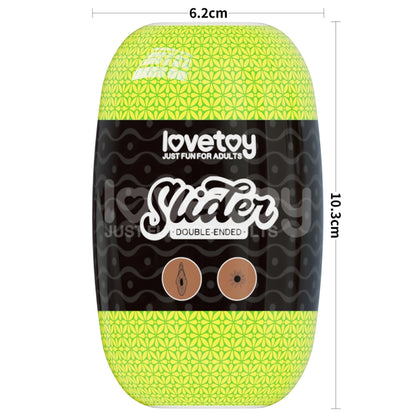 Мастурбатор для мужчин Slider Double-Ended Masturbator Vagina and Anus Brown 