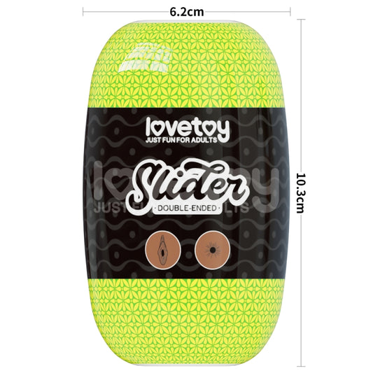 Мастурбатор для мужчин Slider Double-Ended Masturbator Vagina and Anus Brown 