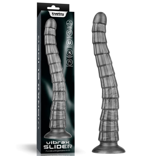 Вибратор на присоске King Sized Vibrating Vibrax Slider 14.5