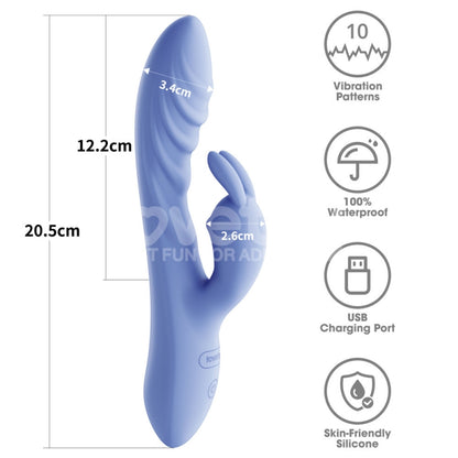 Вибратор двойной LAllure Swirl Rechargeable Vibrator