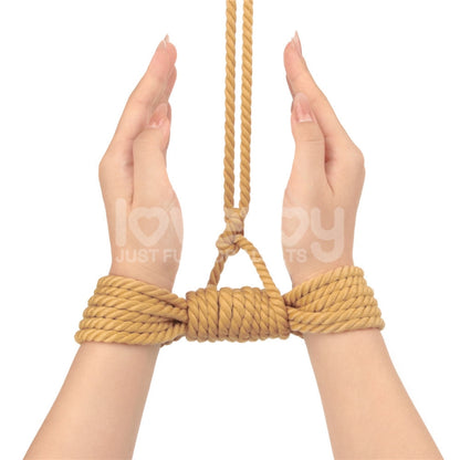 Веревка для связывания Rebellion Reign Natural Knot Bondage Rope 10 метров