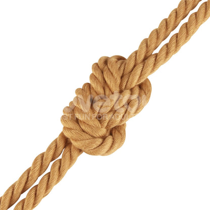 Веревка для связывания Rebellion Reign Natural Knot Bondage Rope 10 метров