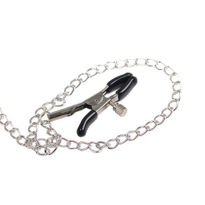Бондаж портупея с зажимами на соски и кляпом Breast Clip Bundling Flirting Bondage
