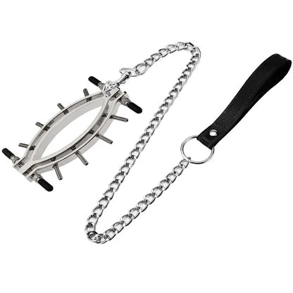Зажим для женских половых губ с поводком на цепи Labia Clamps Clitoris