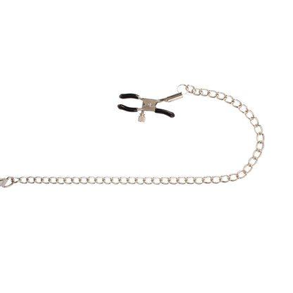 Кляп с зажимами для сосков Behave! Luxury Fetish Breathable O-ring Gag Nipple Clamps